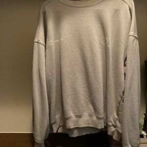 Cotton On Men's Light Gray Crewneck Sweater